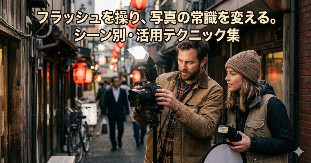 カメラのフラッシュを使いこなす撮影テクニック集