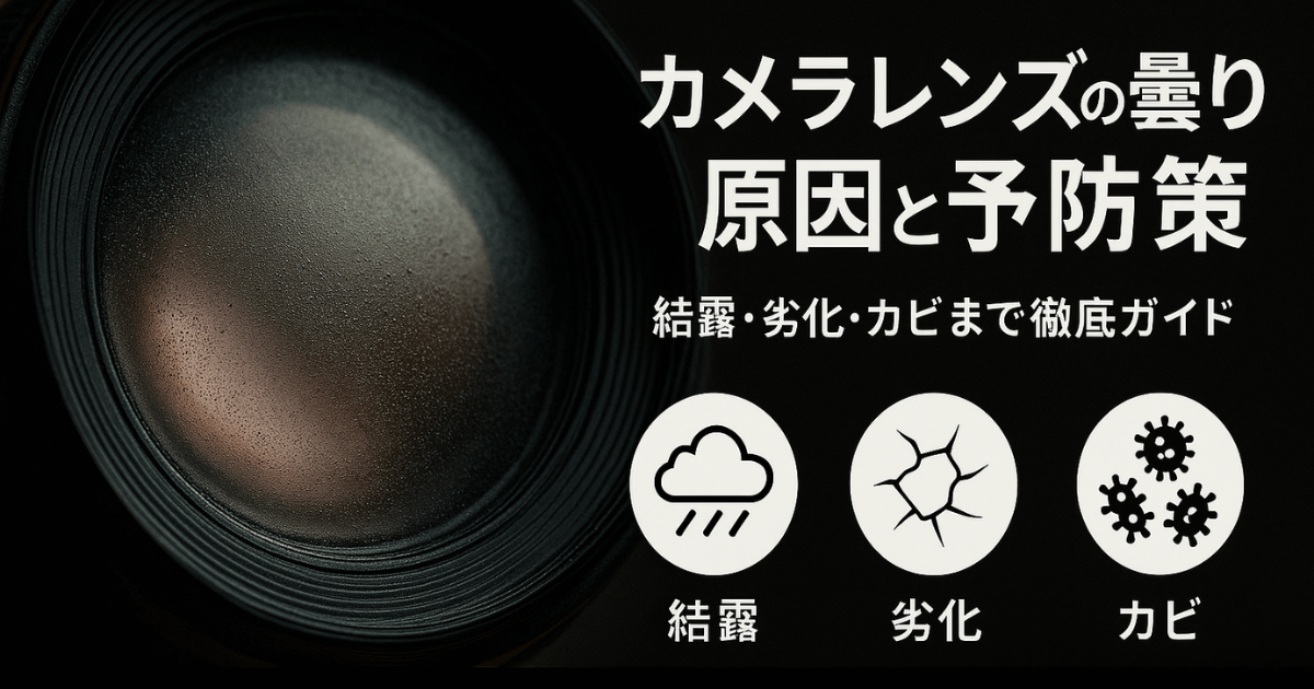 カメラレンズの曇り原因と予防策：結露・劣化・カビまで徹底ガイド