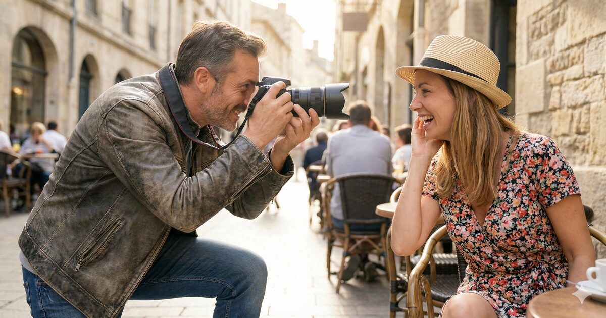 笑顔を引き出す写真撮影テクニックとコミュニケーション術に長けた男性カメラマン