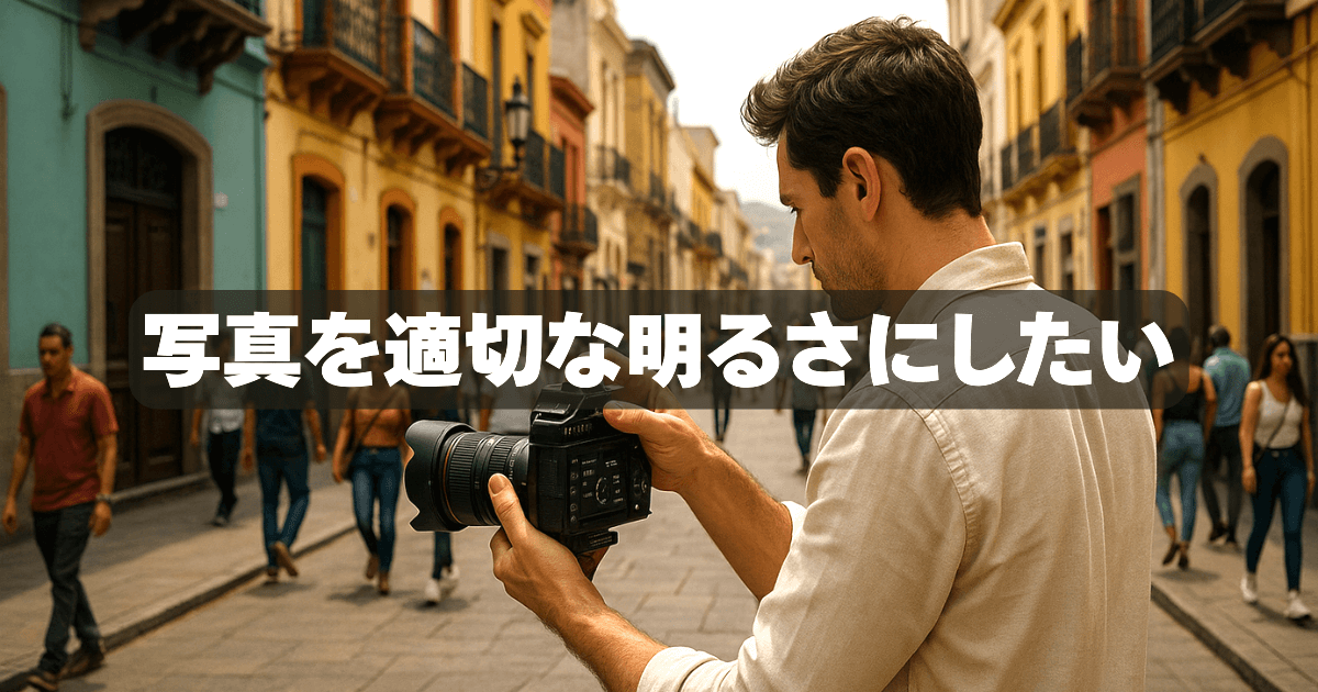カメラの露出の上げ下げで理想の一枚を！初心者もわかる明るさ調整術