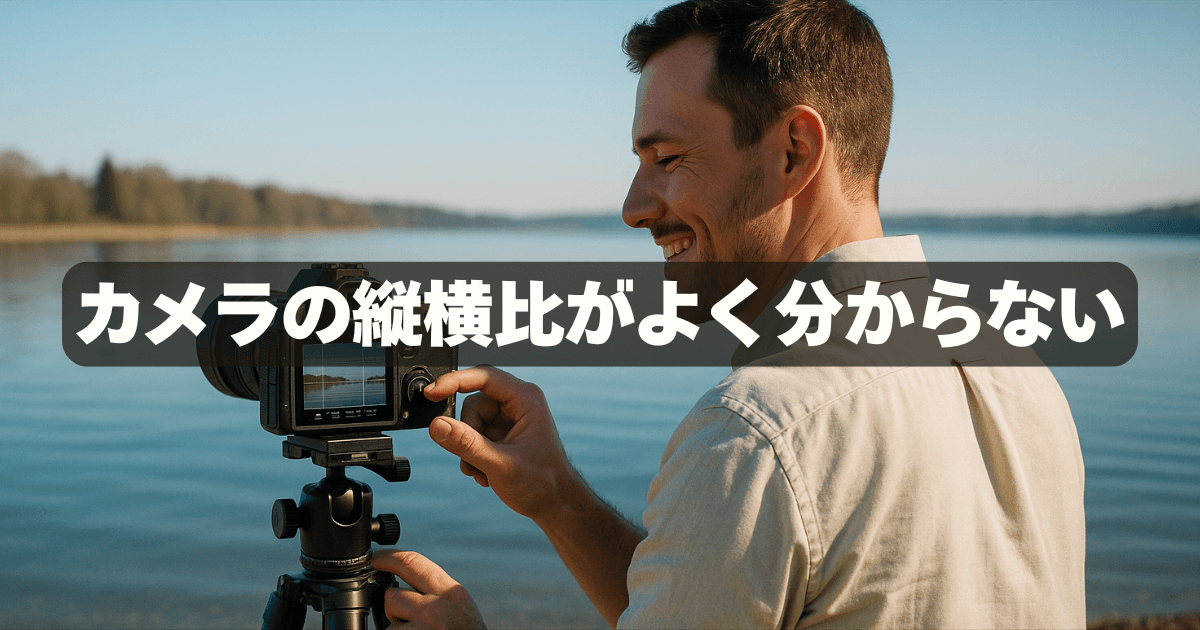 デジタルカメラの縦横比を基本を理解して、理想の一枚を撮る方法