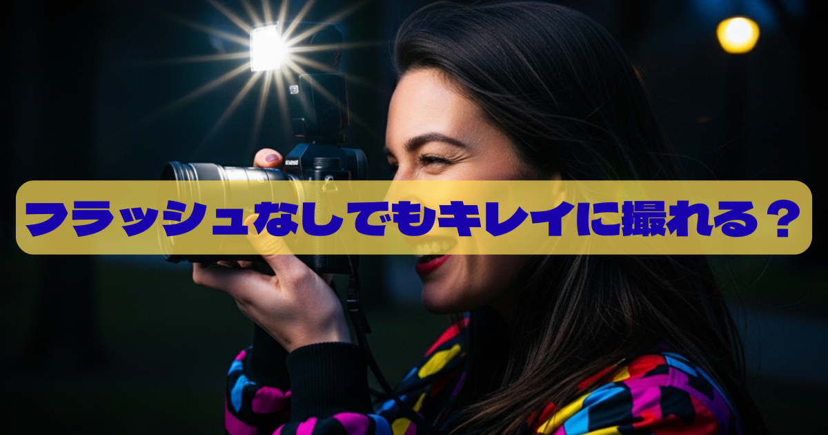 ミラーレス一眼にフラッシュはいらない理由と暗い場所での撮り方ガイド