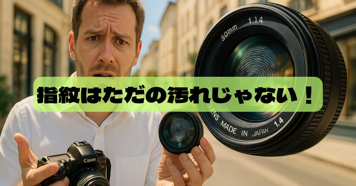 カメラレンズを触ってしまった！あわてない為の応急処置と清掃ガイド