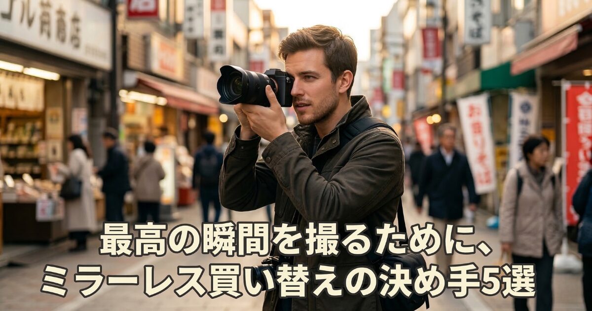 ミラーレス一眼の買い替え・売り時を見極める5つのサイン