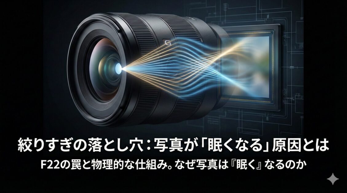 カメラの絞りすぎはなぜ画質劣化を招くのか？光が広がる物理的な仕組み