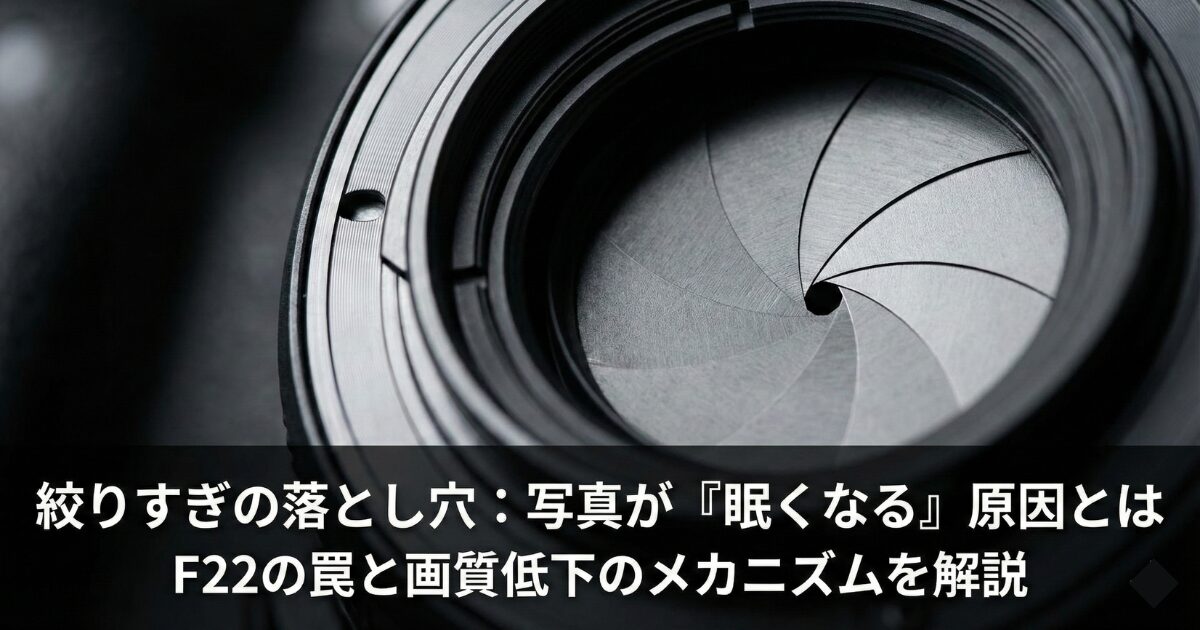 カメラの絞りすぎによるデメリットとは？写真が眠くなる3つの原因