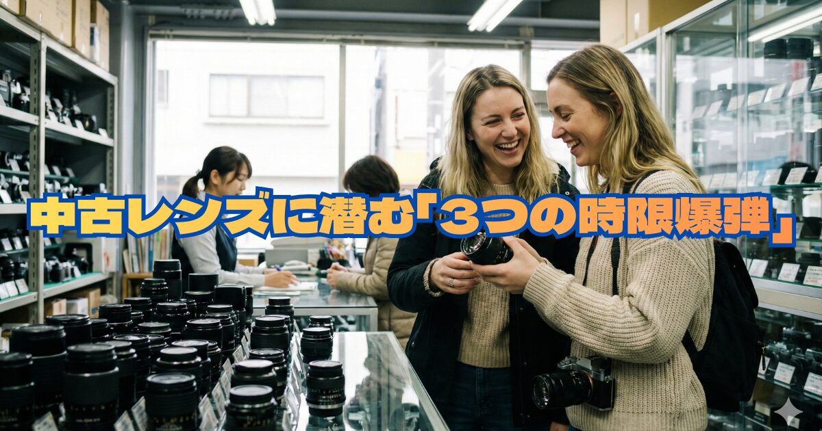 中古レンズはやめた方がいい？失敗を避ける「3つの時限爆弾」の見抜き方