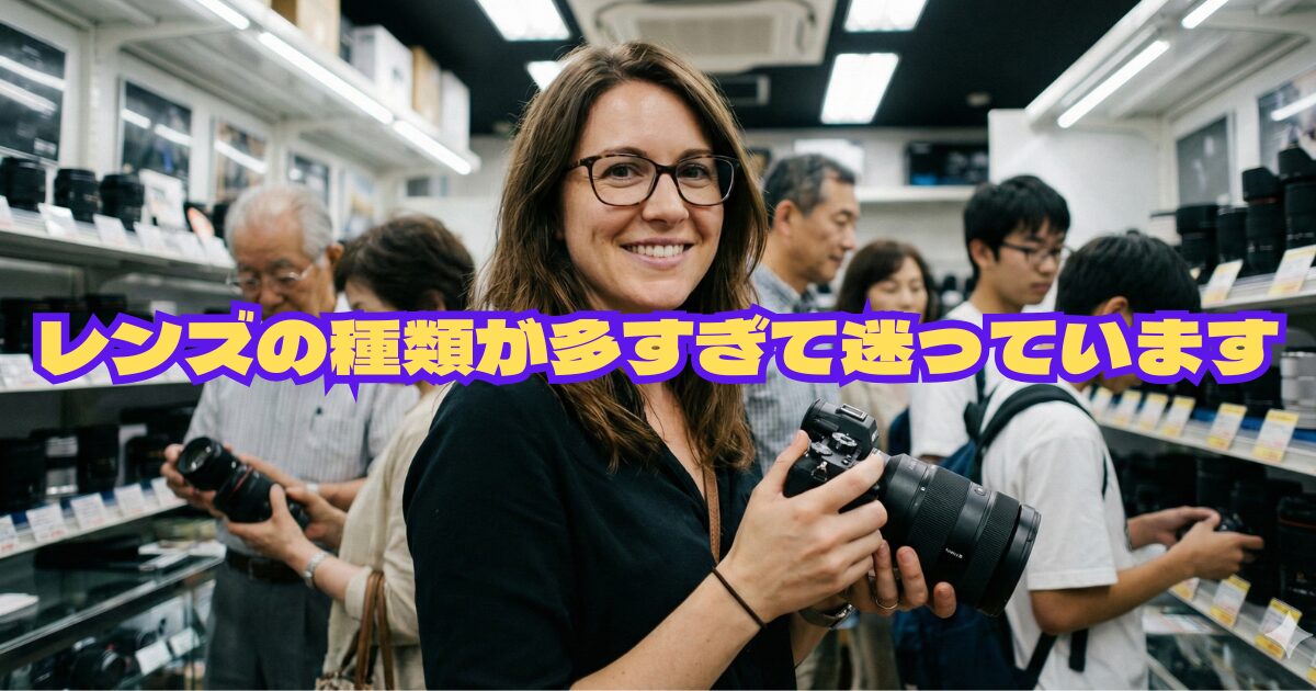 カメラレンズの優先順位と順番！初心者のための最強組み合わせ