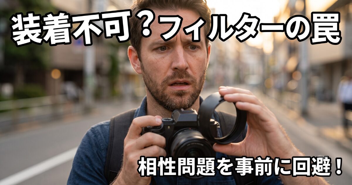 レンズフードとフィルターの相性問題：装着できない・外れないトラブルの原因と対策法