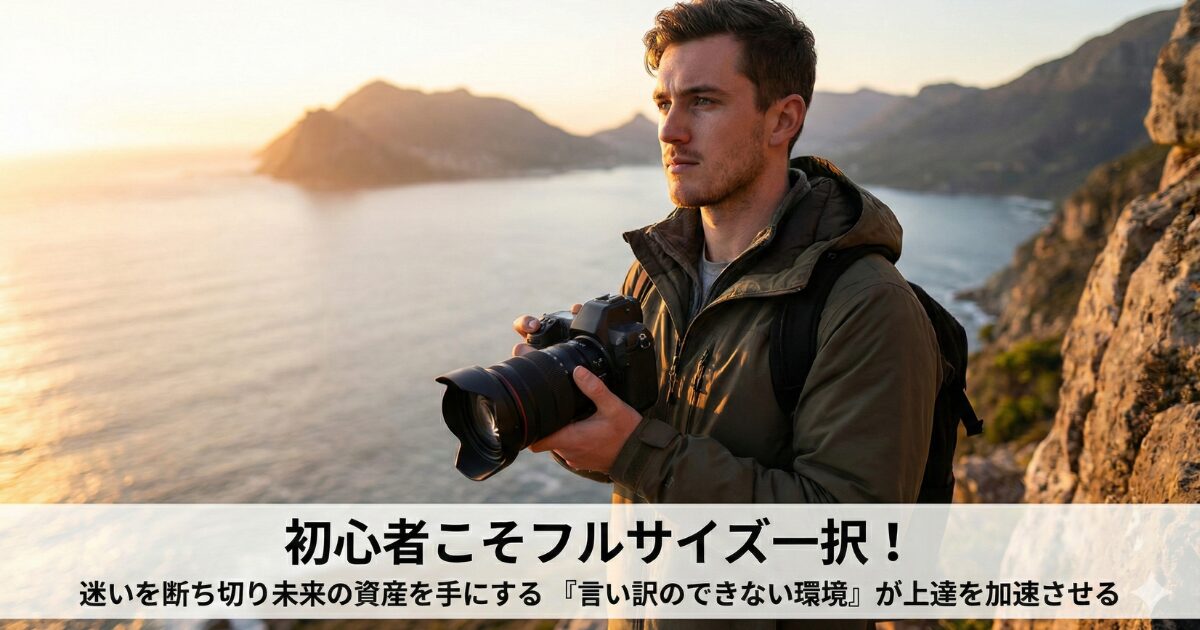 初心者こそフルサイズ一択！迷いを断ち切り未来の資産を手にする