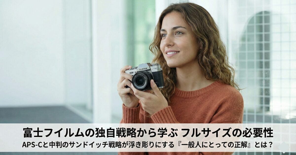 フルサイズを作らないFUJIFILMの戦略とユーザーの最適解